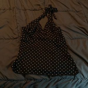 Venus Polka Dot Halter, small, never worn